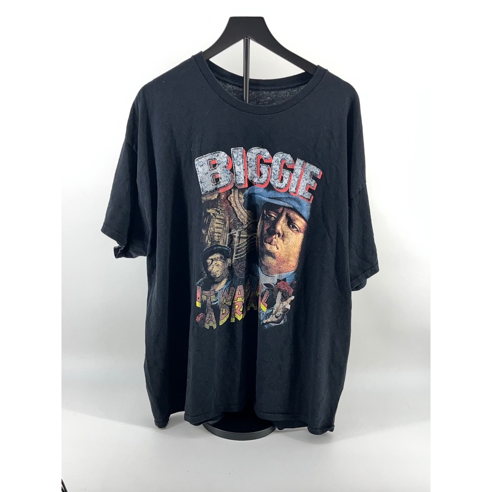 Biggie‎ Smalls Graphic Print T-Shirt Hip Hop Rap Music Tee 3X